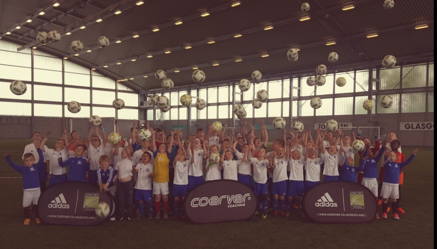 Fantastic Partner Club Camp today with 73 players from Sons of Struth Academy at Toryglen football centre