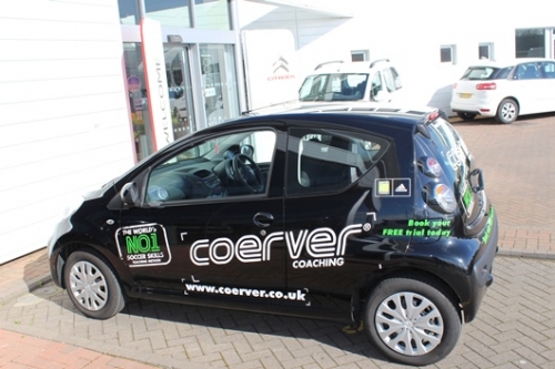 COERVER COACHING UK TAKE DELIVERY OF LATEST VEHICLE IN CITROEN PARTNERSHIP