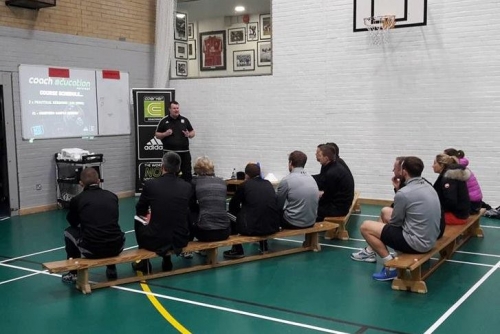 COACH EDUCATION: Coerver® Scotland Technical Director Joe Jones today delivered inservice training for PE Teachers from Erskine Stewarts Melville Colleges