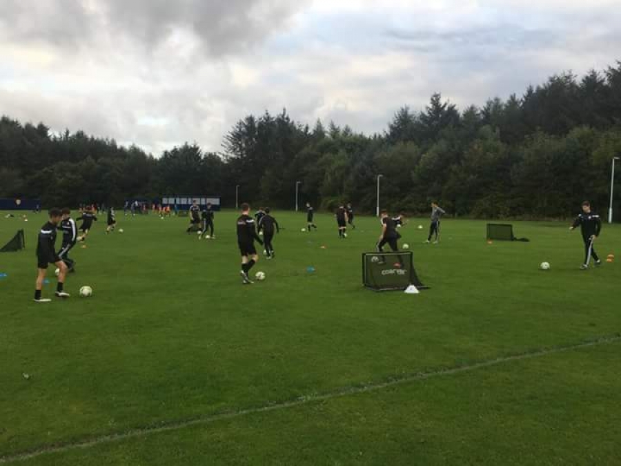 Coerver Partner Club Team Training last night with Glenrothes Athletic at their home at Gilvenbank Park