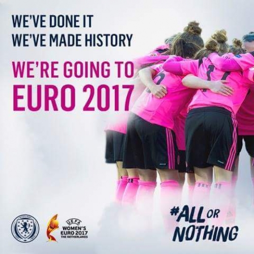 Congratulations to Scotland on qualification for UEFA Women&#039;s Euro 2017. Come on Scotland