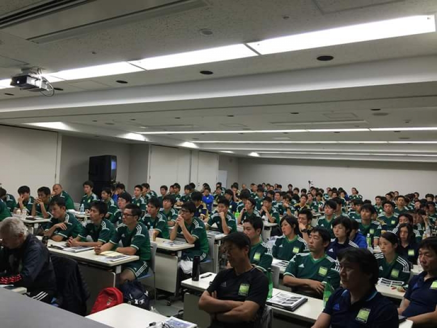 Coerver Coaching Japan staff training update with Coerver Co-founder Alfred Galustian